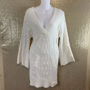 CHARLOTTE RUSSE DRESS IVORY WHITE SZ M